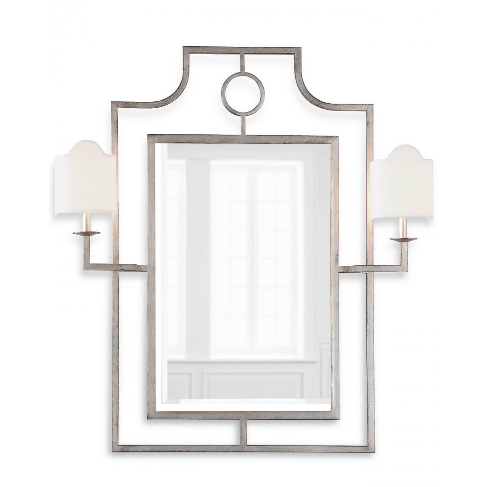 Зеркало"Эван"серебро